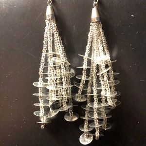 Vintage sequins and beads earrings